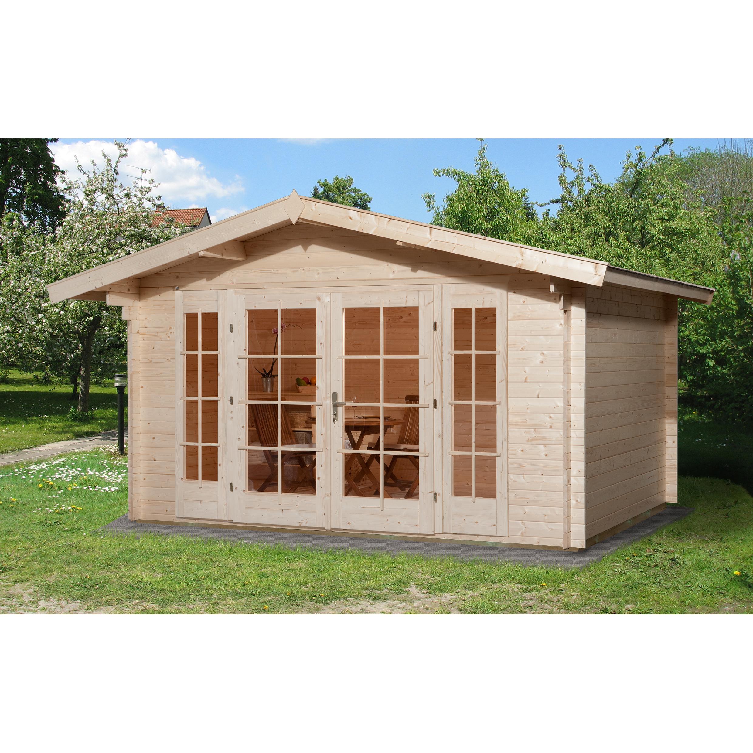 Weka Holzbau, Gartenhaus + Gartenschrank, Weekendhaus 137 mit Fussboden