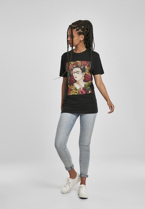 Produktbild Merchcode Ladies Frida Kahlo Portrait Tee (S)