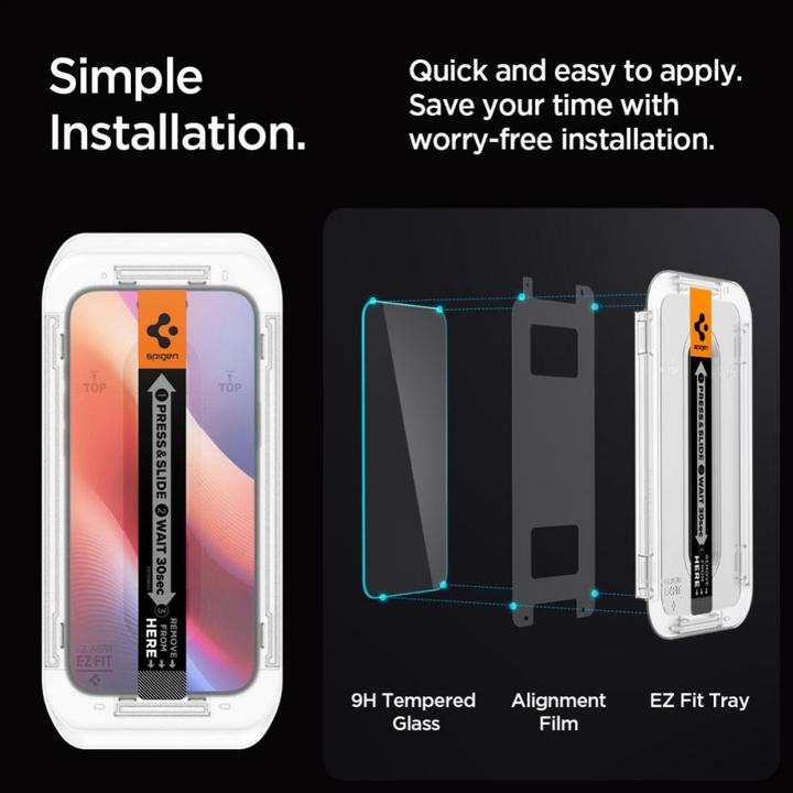 Productafbeelding Spigen Glas (2 Stuk, Apple iPhone 16 Pro)