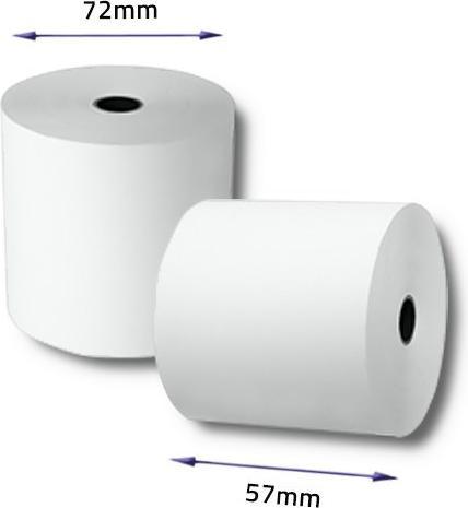 Produktbild Qoltec 51898 terminis rulonas 57 x 60 55 g/m2 10 V ohne BPA