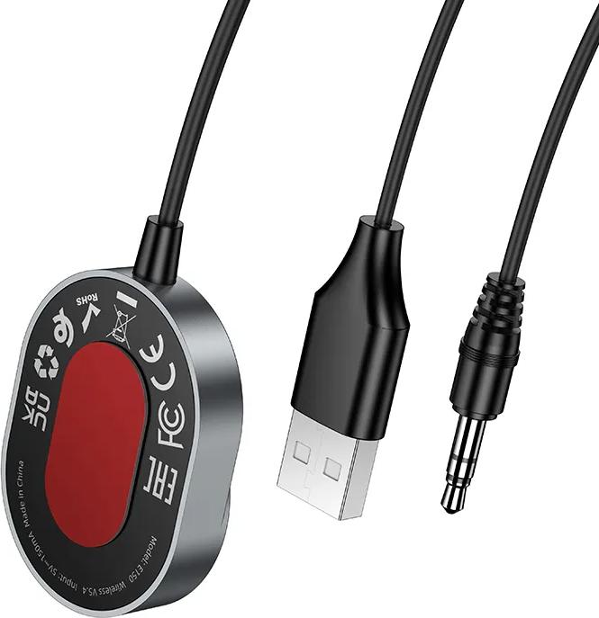Actual product image Hoco BT Receiver E150, Grey (Receiver)
