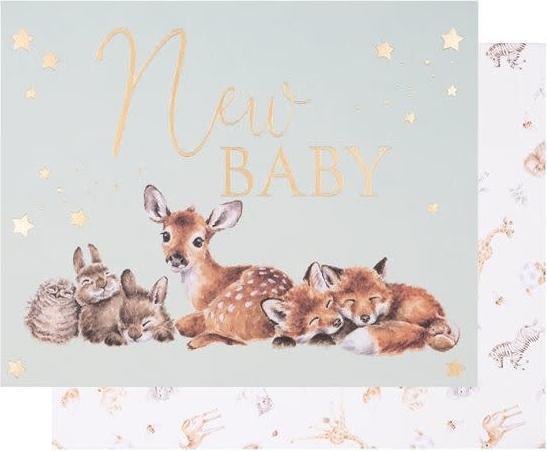Actual product image Wrendale Design Map Little Forest, New Baby (1 pcs.)