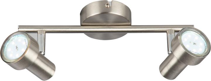Produktbild Briloner LED Deckenleuchte, matt-nickel, 2xLED/GU10/3W (260 lm, GU10)