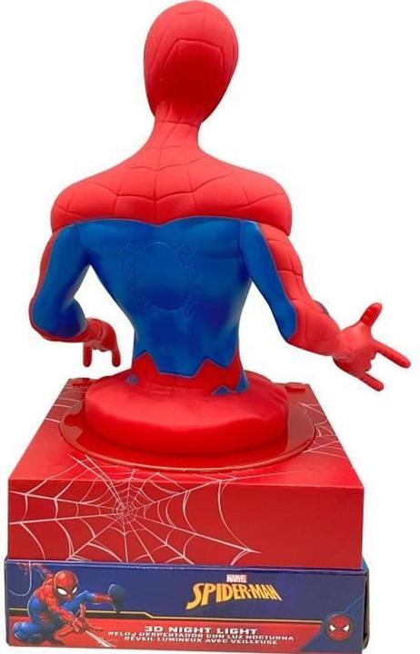 Image du produit Kids Licensing Marvel Spiderman 3D lamp with alarm clock
