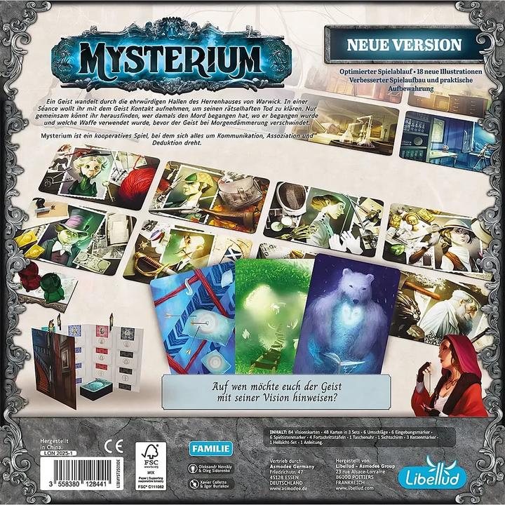 Actual product image Libellud Mysterium (Refresh) (German, 3 - 7 Players)