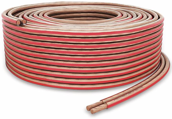 Immagine prodotto Purelink Cavo per altoparlanti, 2x1,5 mm² 100 m, trasparente, OFC (100 m, 1.50 mm².)