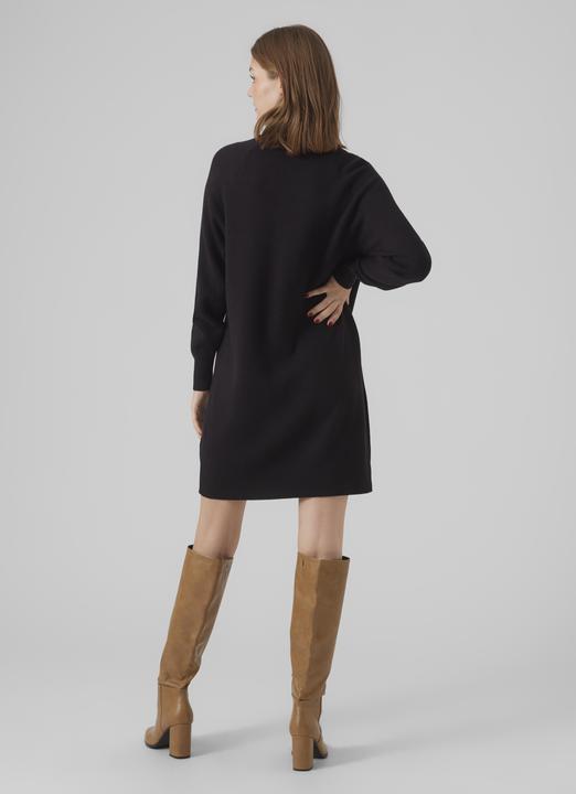 Produktbild Vero Moda VMGOLDNEEDLE LS HIGHNCK ZIPPER DRESS REP Strickkleid (XS)