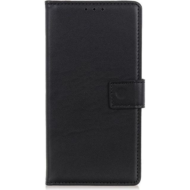 MU Classic Classic II Leder Bookcover Series (Apple iPhone 13 Pro Max), Smartphone Hülle, Schwarz