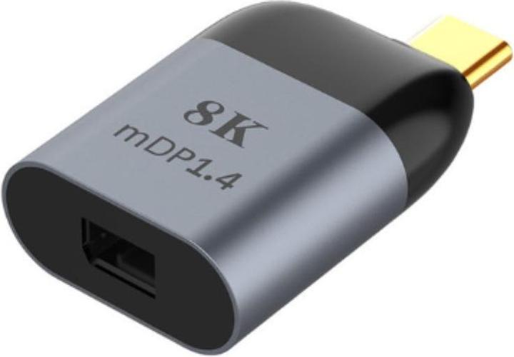 Actual product image Hermex USB-C to mini DisplayPort DP 8K Converter Converter Adapter (m/f) (USB-C, 4 cm)