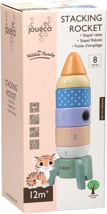 Actual product image Joeco Wood stacking rocket