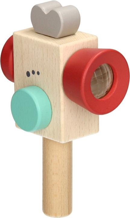 Videocamera in legno - Rosso