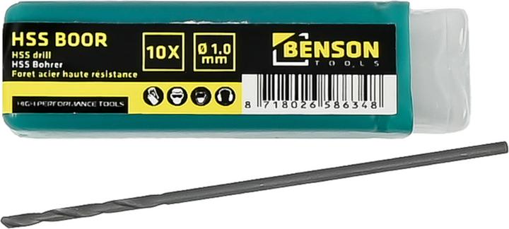 Image du produit Benson Foret acier haute résistance 1,0 mm 10 pcs (1.0 millimètre)