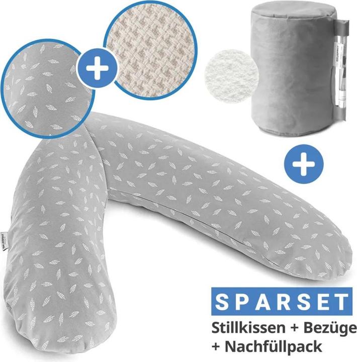 Actual product image Theraline Nursing pillow 4-piece nursing pillow economy set The Original 190 cm incl.