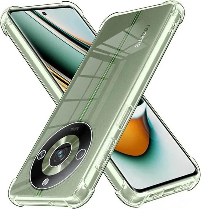 Immagine prodotto Screenguard Realme 11 Pro+ Custodia Crystal Soft Airbag Bumper (Realme 11 Pro+)