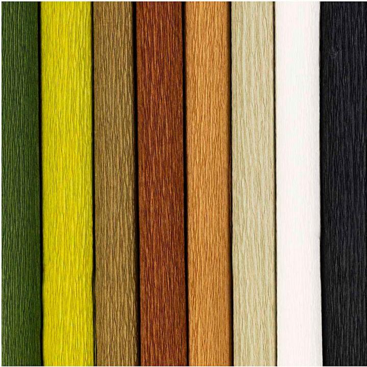 Produktbild Creativ Company Krepppapier 8 Rollen 25 x 60 cm, Papierformat (105 g/m², 8x)