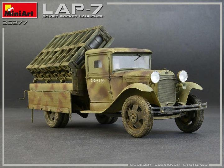 Actual product image Mini art Soviet Rocket Launcher LAP-7
