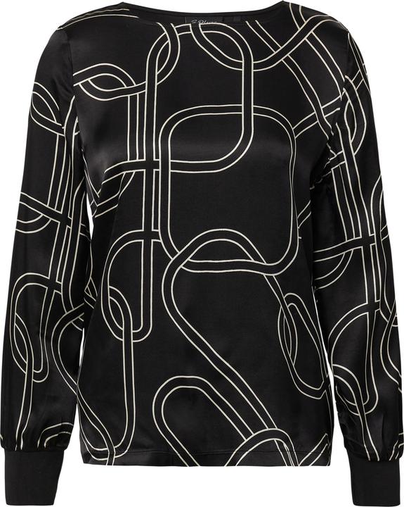 Immagine prodotto s.Oliver T-Shirt Satinierte Viskose-Bluse mit Print (48)