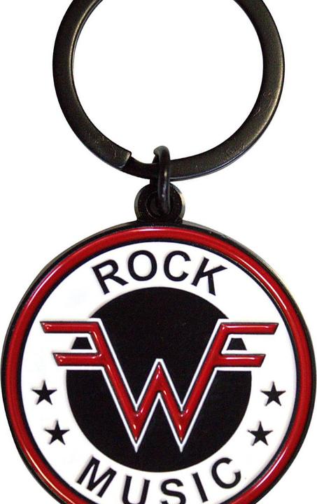 Actual product image Weezer Rock Music Emblem Keyring