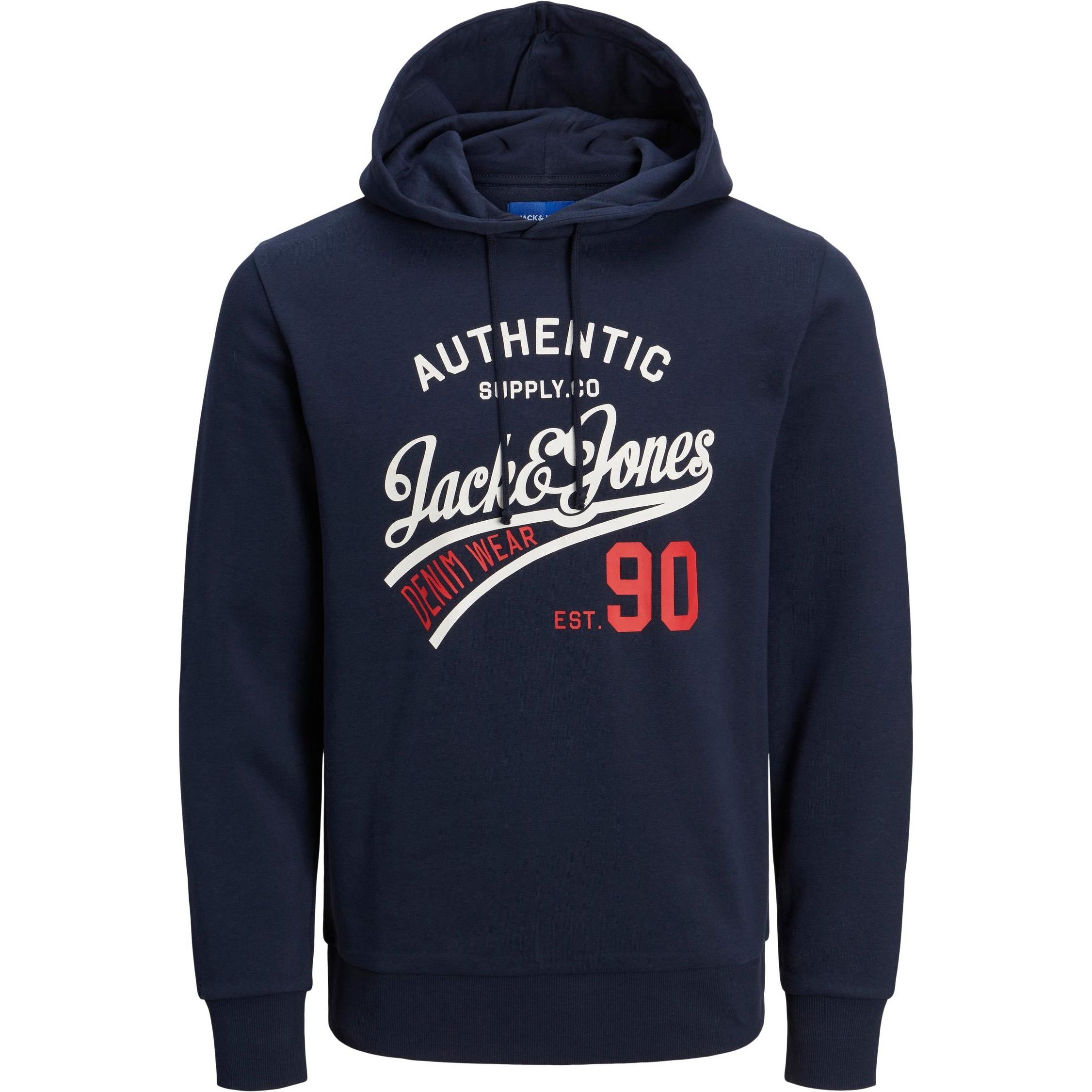 Thumbnail - Jack & Jones, Herren, Pullover, Ethan 2er Pack, Blau, Grau, (M)