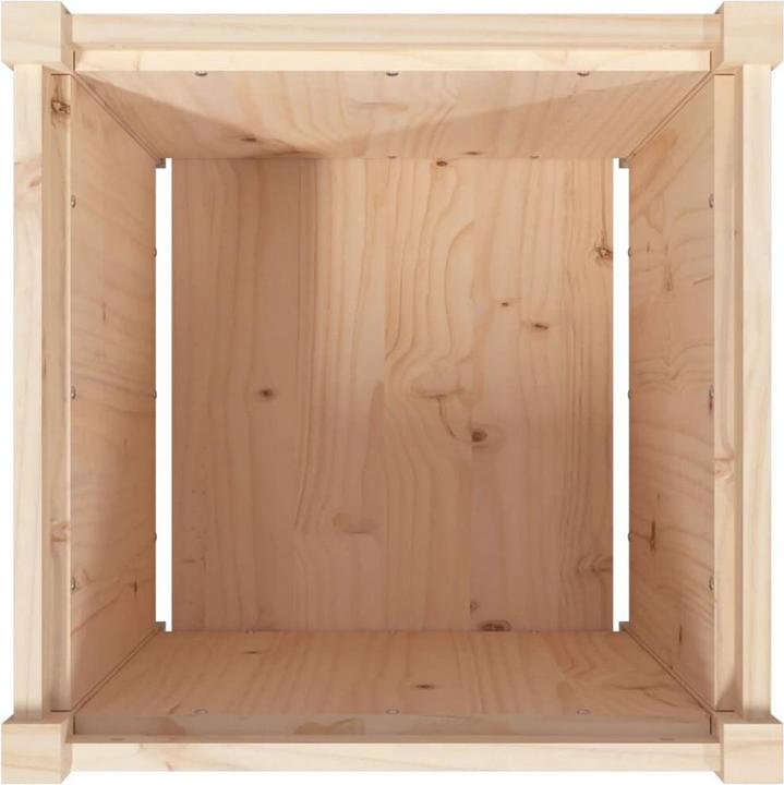 Image du produit vidaXL Bac à plantes 50x50x50 cm pin massif,Matériau