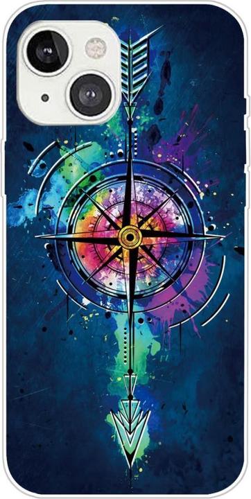 Ueli Express iPhone 13 Super Slim Gummi Schutzhülle Kompass (Apple iPhone 13)