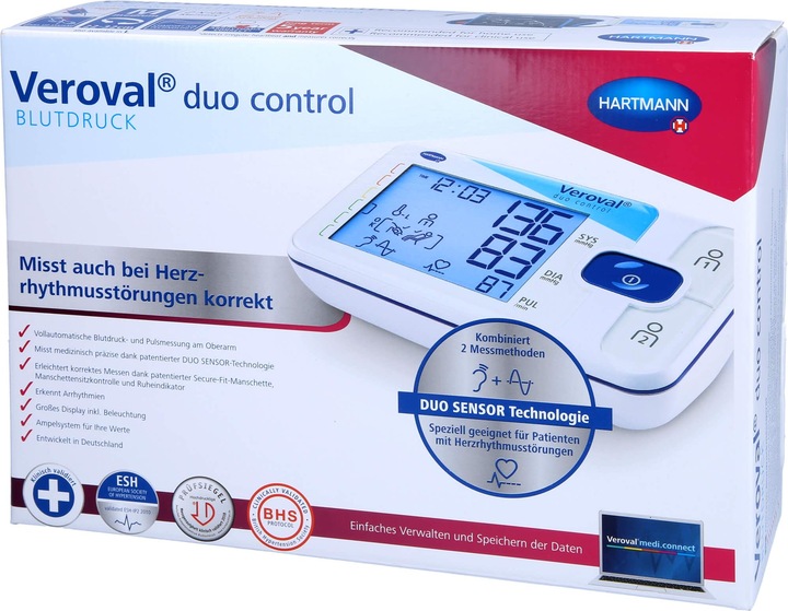 Actual product image Veroval duo control (Blood pressure monitor upper arm)