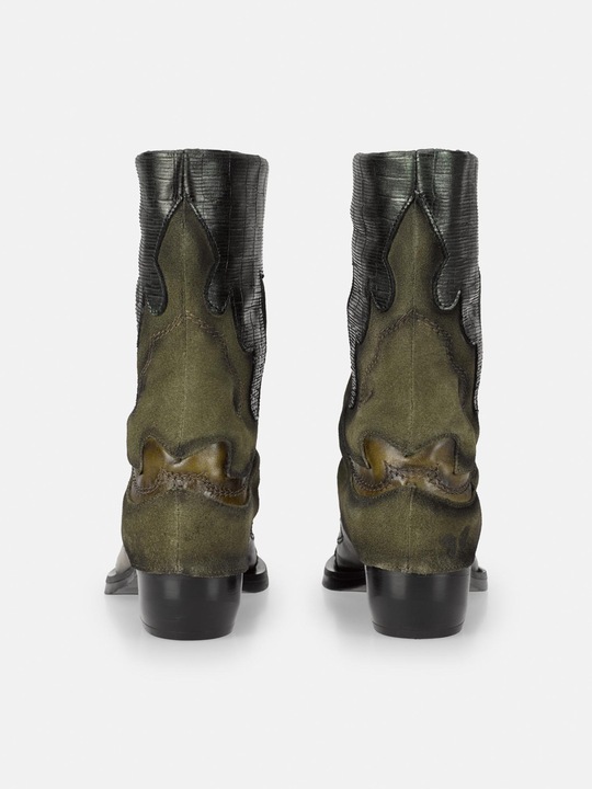 Produktbild Felmini CRETA D608, der respektlose Cowboystiefel von, ist mit Metallic-Lederteilen ausgestattet, di (36)