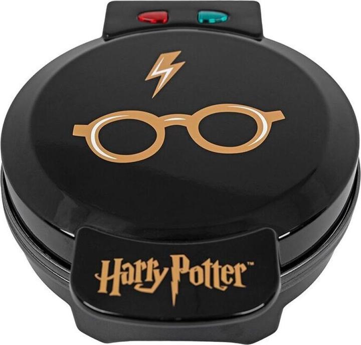 Actual product image Uncanny Brands Harry Potter glasses waffle iron