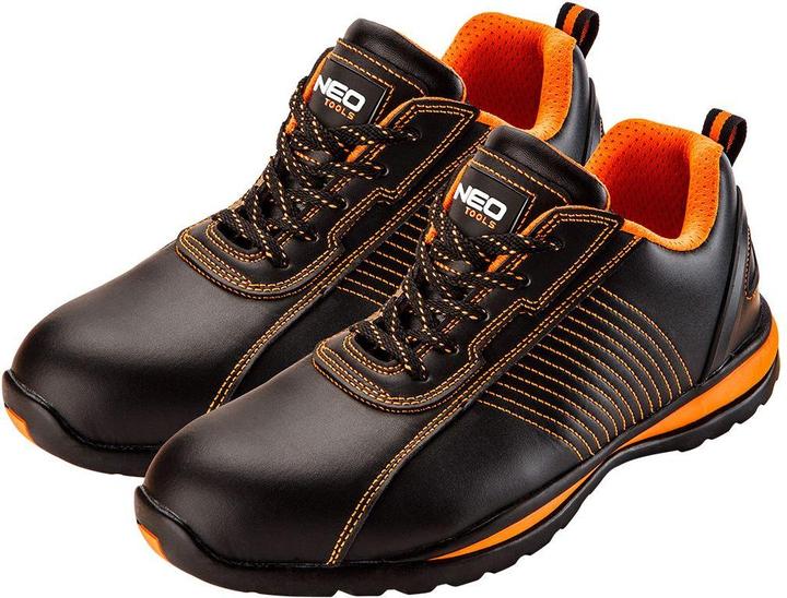 Productafbeelding Neo Tools Leren werkschoenen met stalen zakdoek, maat 43 (82-104) (SB, 43)