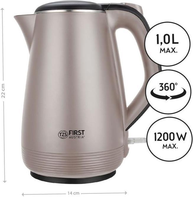 Immagine prodotto First Bollitore in metallo da 1,0L 5407-4-CR (1 l)