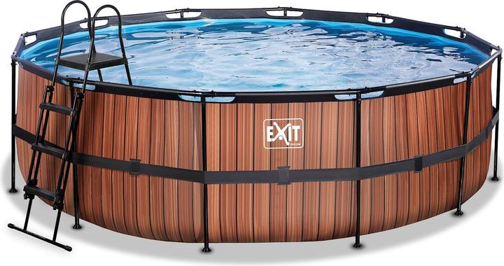 Actual product image Exit Frame pool round 450x122 cm with sand filter pump (450 x 122 cm)