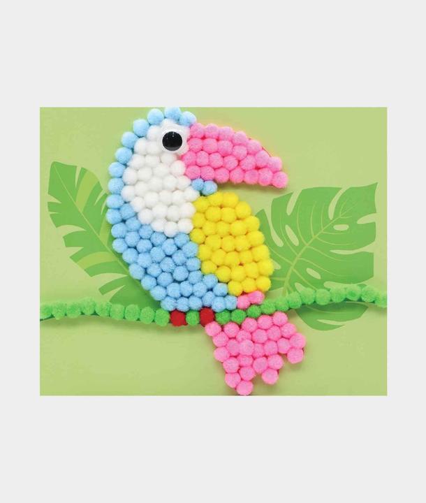 Actual product image I Am Creative Pompon Set zum Selbermachen, Vogel