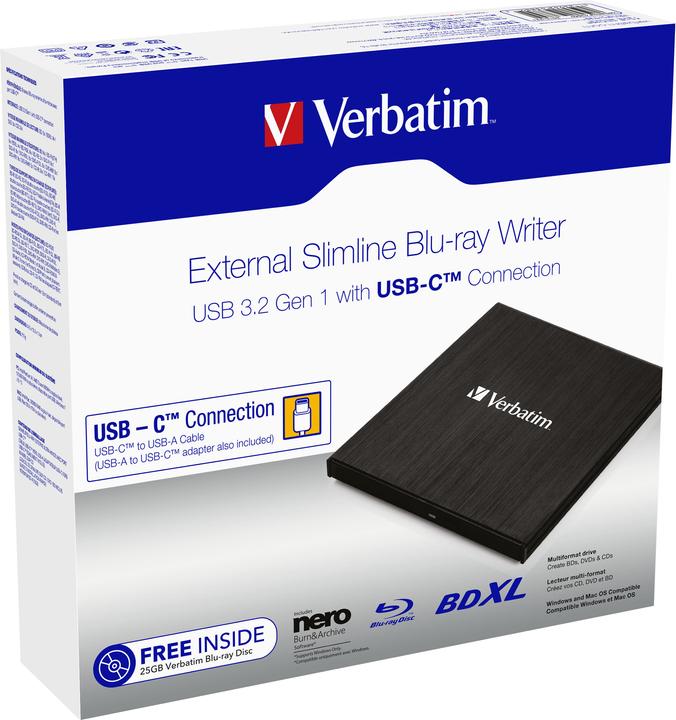 Image du produit Verbatim Slimline (Graveur Blu-ray)