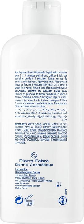 Ducray KELUAL SQUANORM Shampoo trockene Schuppen (200 ml, Flüssiges Shampoo)