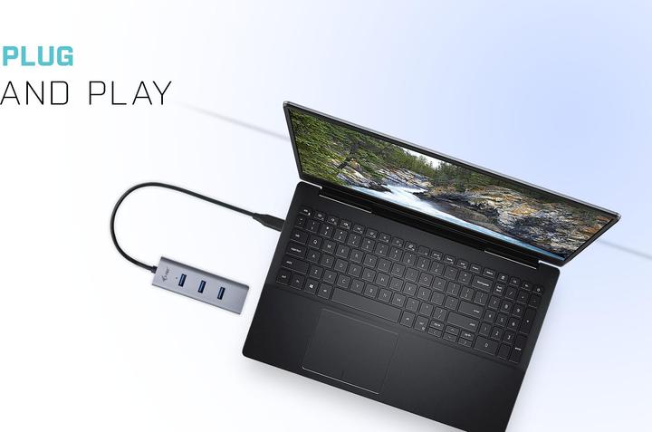 Image du produit i-tec C31HUBMETAL403 (USB-C, 4 ports)