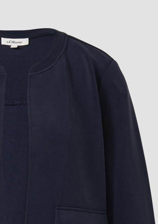 Produktbild s.Oliver Sweatshirt Jacke Verkürzte Sweatshirt-Jacke aus Scuba (34)
