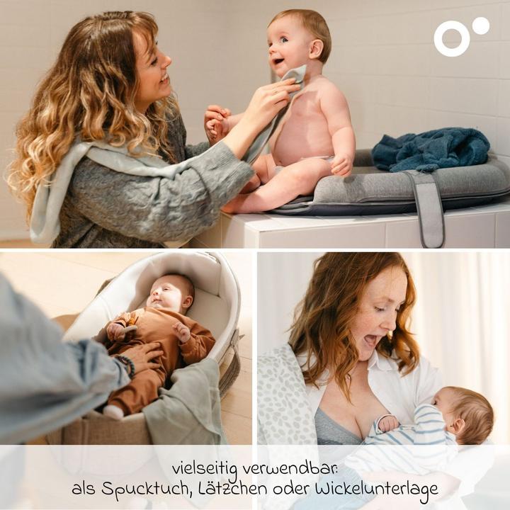 Actual product image Doomoo Mulltücher 3er Pack (70 cm, 70 cm)