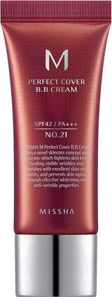 Actual product image Missha Perfect Cover BB Cream 20ml Light Beige (Light Beige)