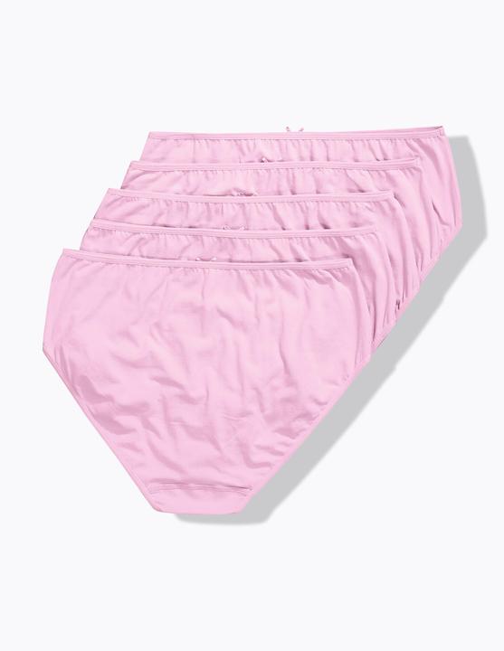 Image du produit Ulla Popken Culottes unies, lot de 5 - jusqu'au 68/70 (68)