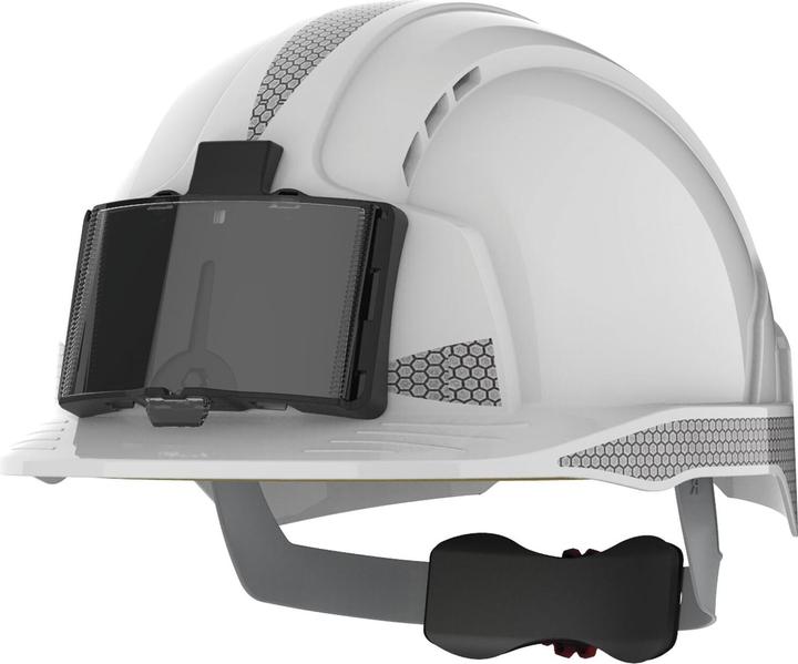 Industrial safety helmet EVOLite® EN 397 Revolution twist lock colour white (53 - 64 cm)