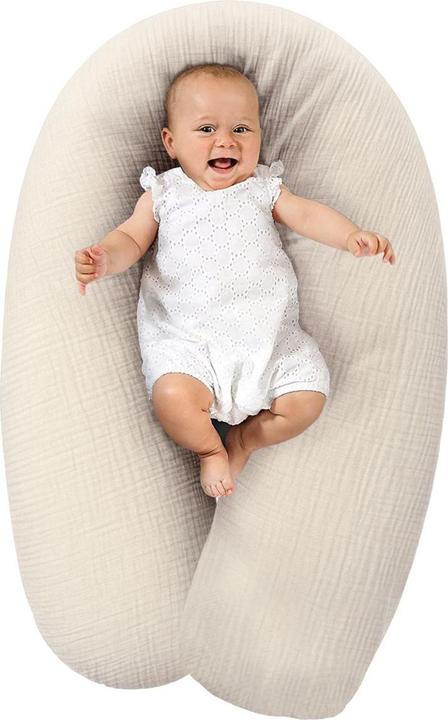 Produktbild Theraline Stillkissen Stillkissen Dodo Premium mit feiner Perlen-Füllung (180 x 34 cm)