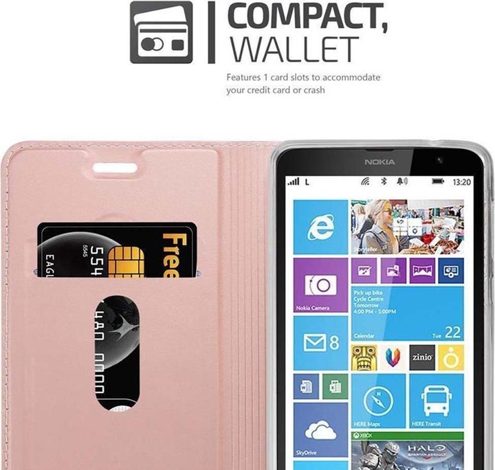 Produktbild Cadorabo Book Classy Style Cover (Nokia Lumia 1320)