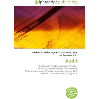 Audit, Fachbücher von Agnes F. Vandome, Frederic P. Miller, John McBrewster