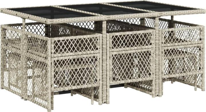 Produktbild vidaXL Garten Essgruppe (165 x 106 x 73 cm)