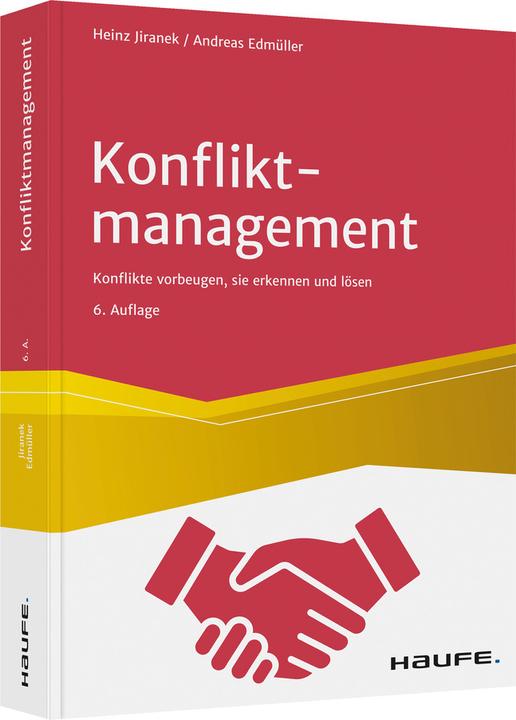 Actual product image Konfliktmanagement (German, Andreas Edmüller, Heinz Jiranek, 2021)