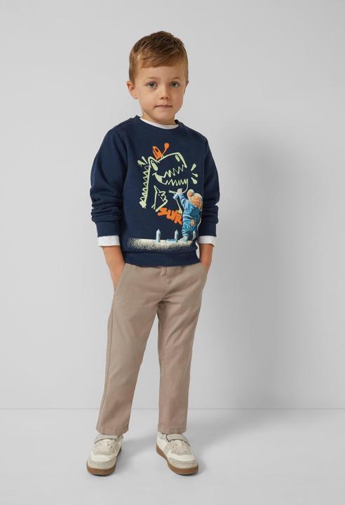 Produktbild s.Oliver Sweatshirt Kuscheliges Sweatshirt mit Fotoprint (140)