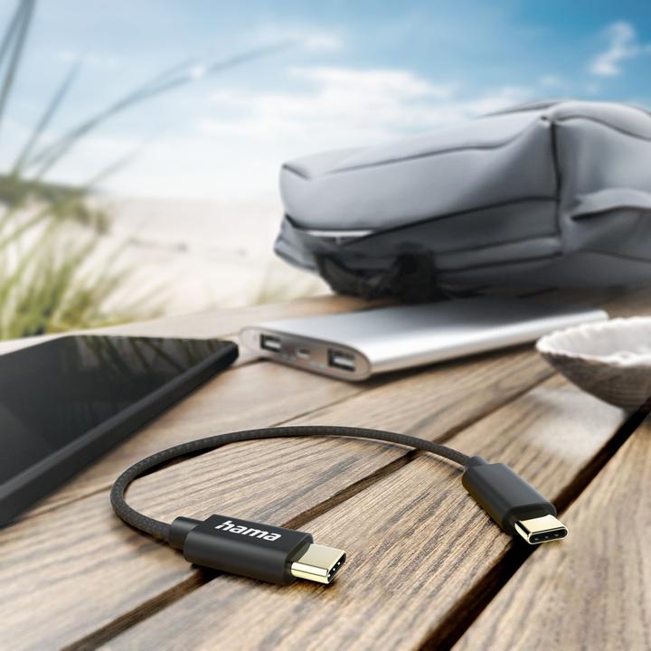 Image du produit Hama USB C — USB C (0.20 m, USB 2.0, 60 W)