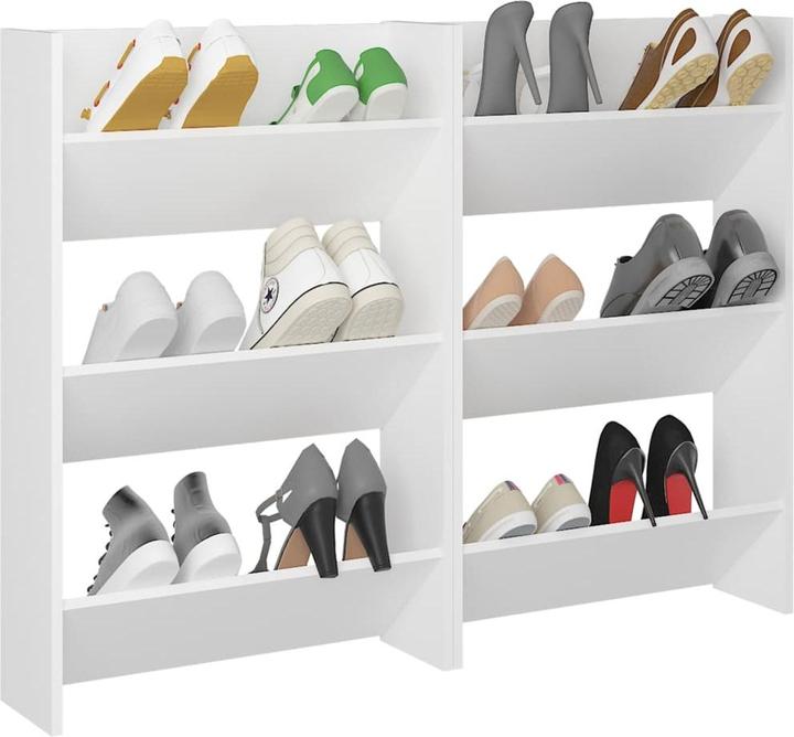Produktbild vidaXL Wand-Schuhschrank (18 x 18 x 90 cm)