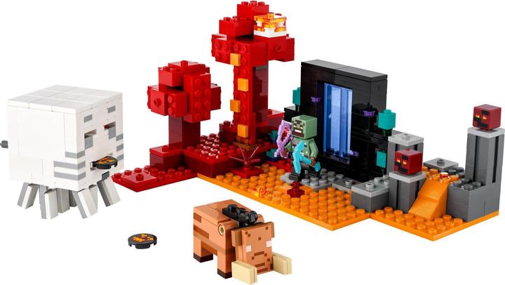 Actual product image LEGO Ambush at the Nether Portal (21255, LEGO Minecraft)