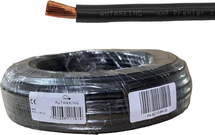 Image du produit Autarking Câble de batterie / démarreur Haute flexibilité - 10mm2 noir -25m